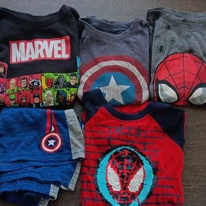 Boys 5/6 marvel lot